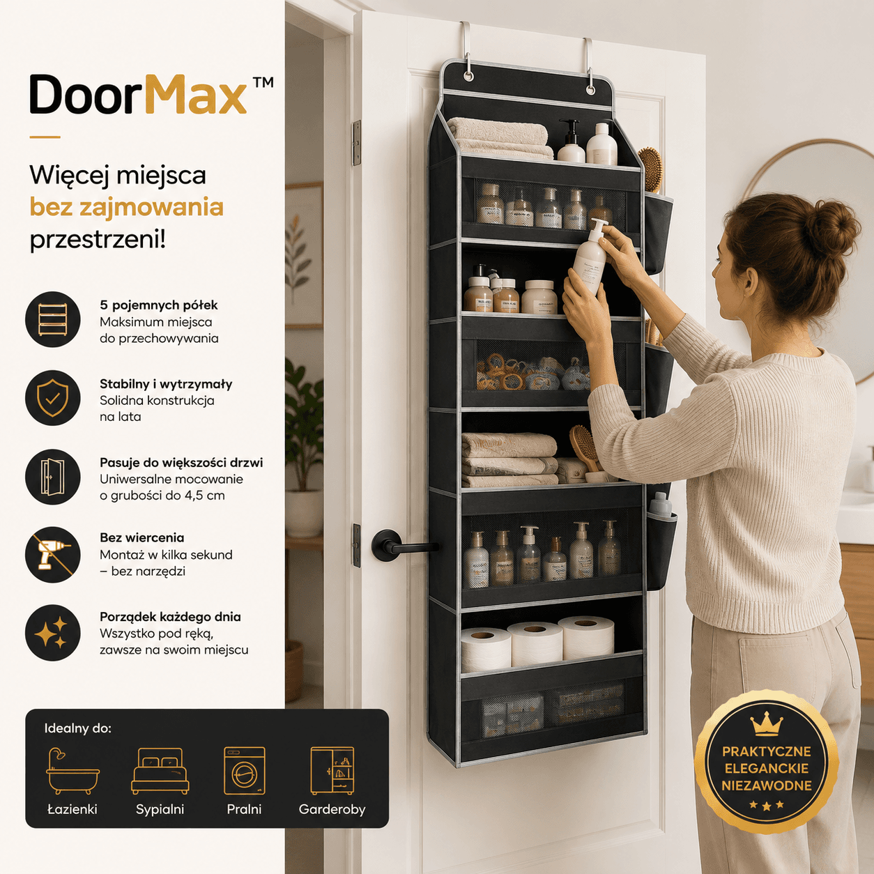 DoorMax™ - Więcej miejsca bez zajmowania przestrzeni!